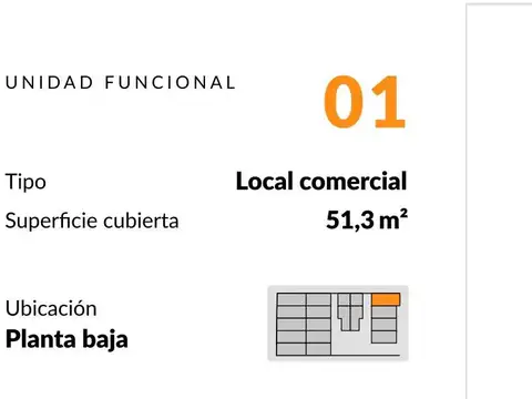 VENTA Local Comercial 51.29m2 UF 1 - Ruka 11 San Martin de los andes