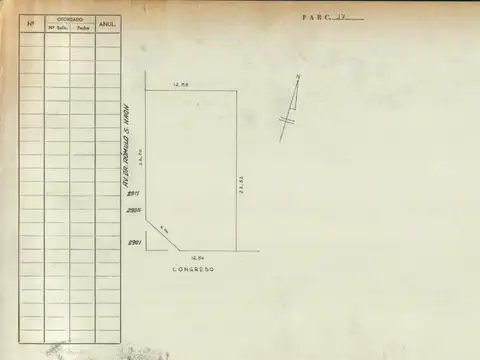 VENTA LOTE/TERRENO Naón Y Congreso PLANOS APROBADOS COGHLAN