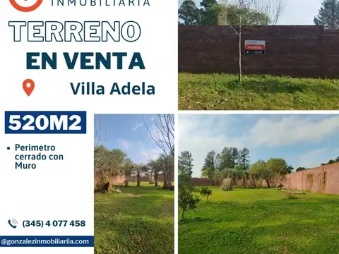 Terreno en Villa Adela