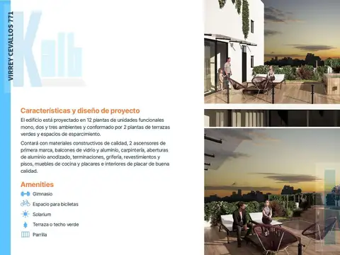 Departamento 2 ambientes con 1 baño