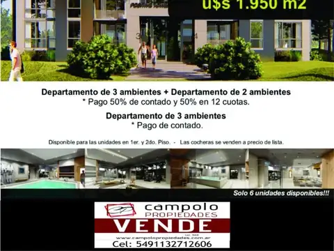 Departamento en Venta en Pinamar, USD 111