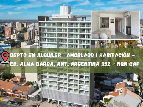 ALQUILER-DEPARTAMENTO DE UN DORMITORIO AMOBLADO