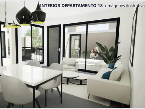 Departamento en Venta de 1 dormitorio