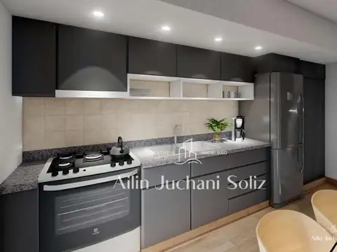 Departamento 2 ambientes con 1 baño