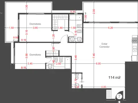 Departamento en Venta de Monoambiente