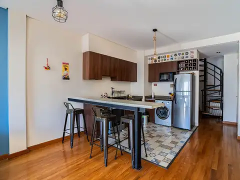 Departamento 2 ambientes con 2 baños