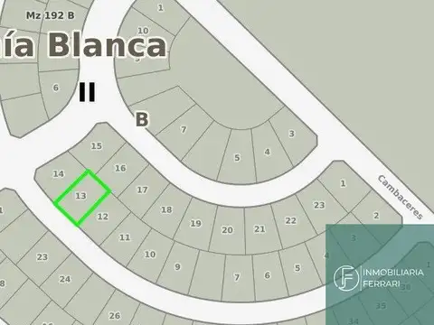 Terreno en Venta en Bahia Blanca, USD 35.000
