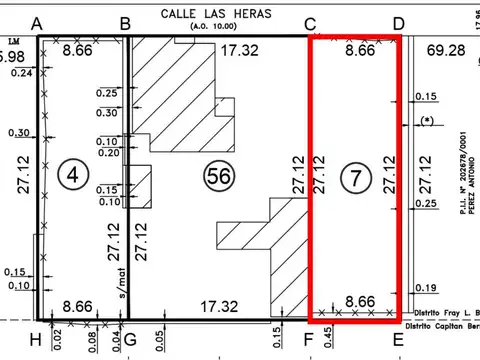 Las Heras N° al 400