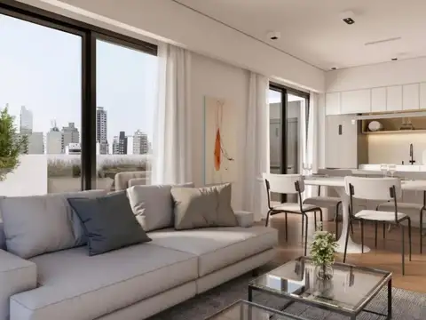 Venta de dos ambientes EN CONSTRUCCIÓN con balcón terraza en Nuñez