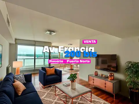 Piso exclusivo de 2 dormitorios con cochera en Puerto Norte Torre Embarcadero