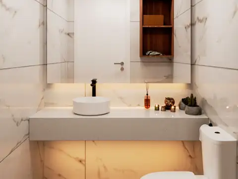 Departamento 3 ambientes con 2 baños