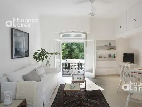 Palermo Chico. Departamento 2 ambientes con balcón. Alquiler temporario Amoblado