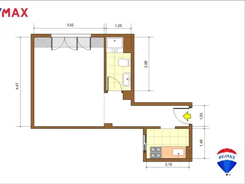 Depto Tipo Casa en Venta de Monoambiente