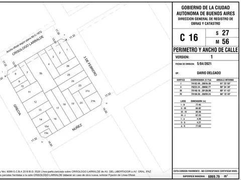 3 de Febrero  al 3500