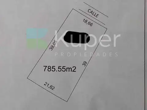 BARRIO NAUDIR VENTA LOTE de 785 m2 .