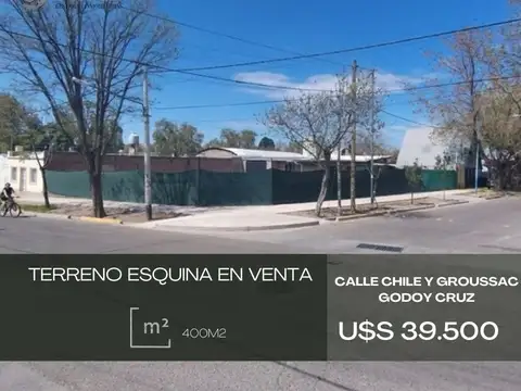 Terreno / Lote en venta de 400m2 ubicado en Godoy Cruz