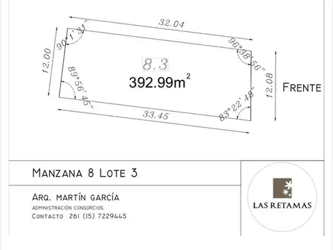 Terreno en Venta de 800,0 m2
