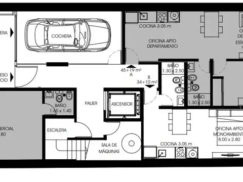 Departamento en Venta Apto profesional