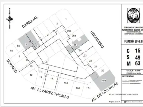 Terreno en Venta en Villa Urquiza, USD 520.000