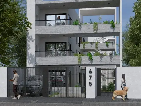 Departamento 2 ambientes con terraza y amenities