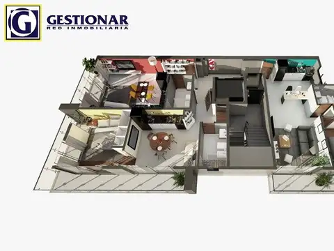 Depto Tipo Casa en Venta de 2 ambientes