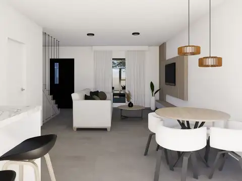 Casa 3 ambientes con 1 baño