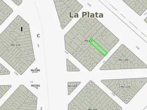 TERRENO EN VENTA LA PLATA A RECICLAR