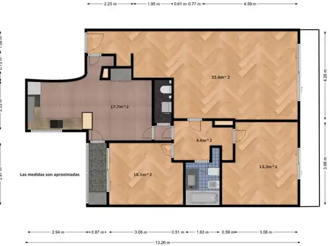 Departamento en Venta de 3 ambientes