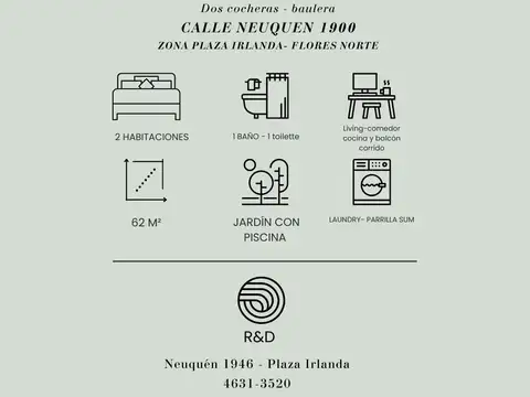 Departamento en Alquiler de 3 ambientes