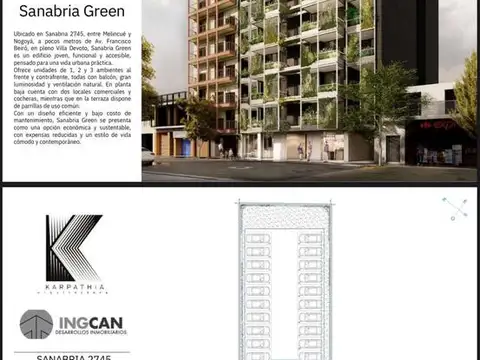 Departamento en Venta en Villa Devoto, USD 89.900