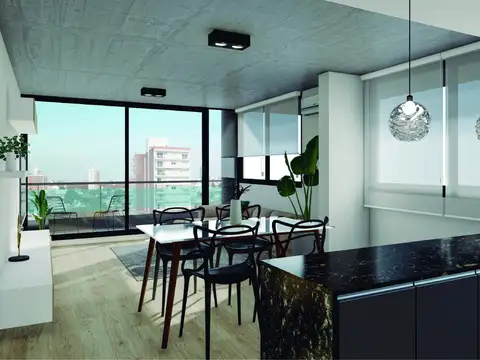 Departamento 2 ambientes con 1 baño