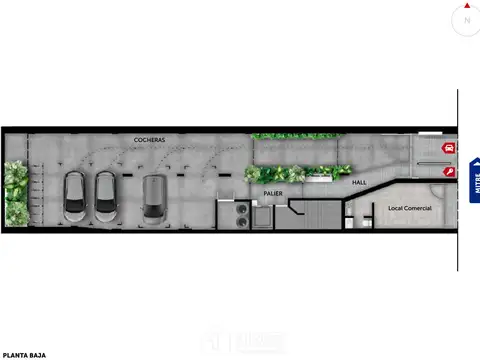 Departamento 3 ambientes con 1 baño