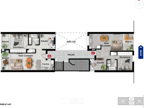 Departamento en Venta en Centro, USD 125.000