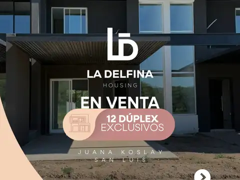 Dúplex en venta en Juana Koslay
