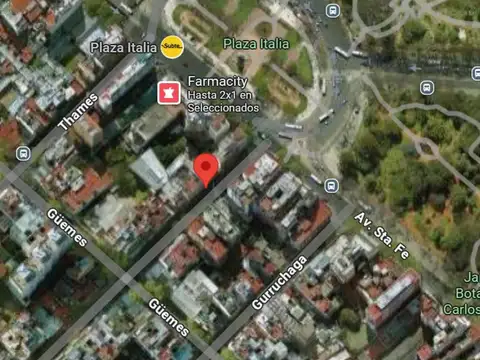 Jorge Luis Borges e/ Avenida Santa Fe y Gurruchaga