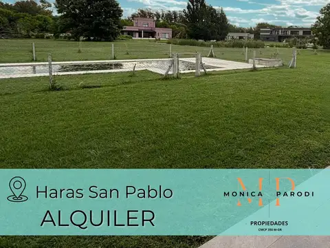 Casa En Alquiler en Haras San Pablo