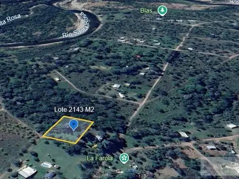 VENTA DE LOTE 2130 MTS CALAMUCHITA