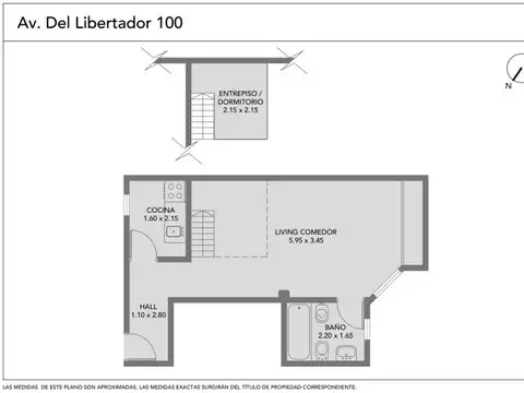 Departamento Monoambiente con 1 baño