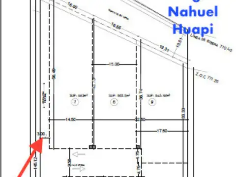 Terreno en Venta 34  mts Fondo