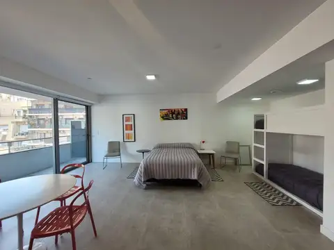 Departamento monoambiente premium en alquiler amoblado