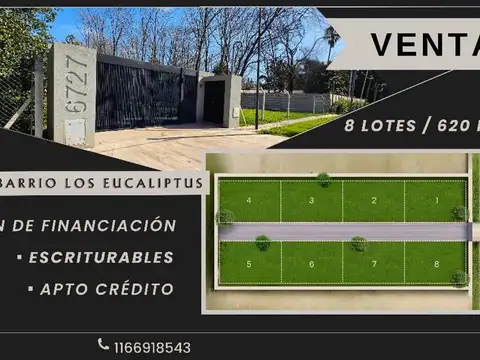Terreno en Venta en Del Viso, USD 40.000