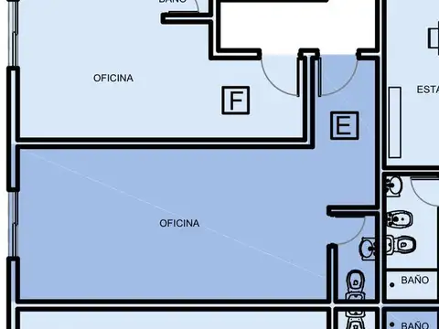 Venta Oficina en Modena Funes con Baño y Vista a Calle Galindo