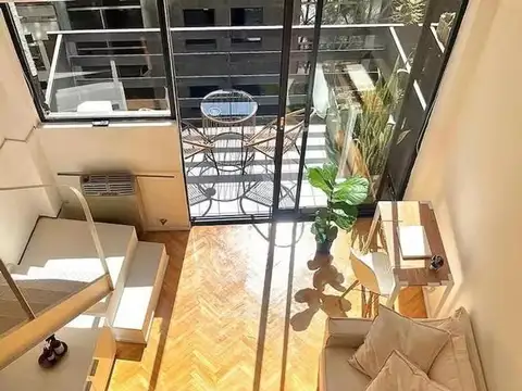 Departamento 2 ambientes con 2 baños