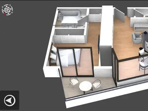 Departamento en Venta de 2 ambientes