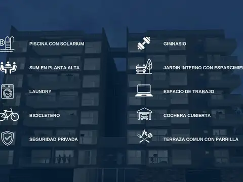 Departamento Monoambiente con 1 baño