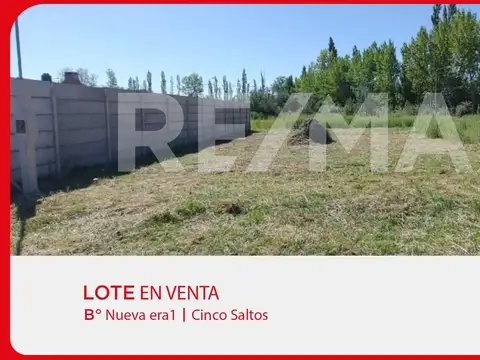 EN VENTA LOTE EN Bª NUEVA ERA 1 | CINCO SALTOS