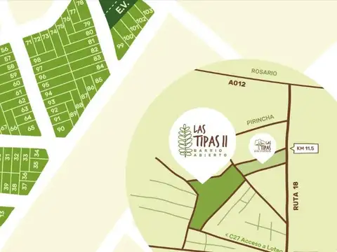 Barrio Abierto Las Tipas II - Ruta 18 km 11.5.