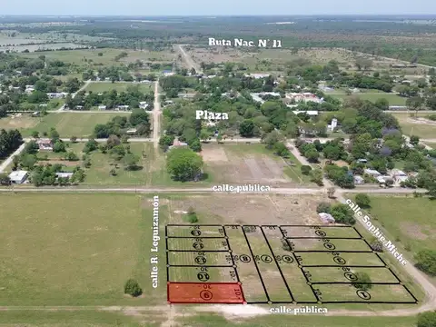 Lote 9 en esquina, Berna de 300 M2