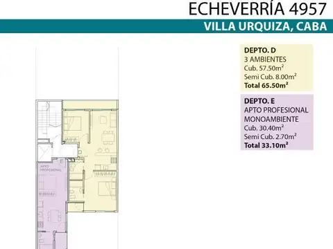 Echeverria 4900, Piso 10