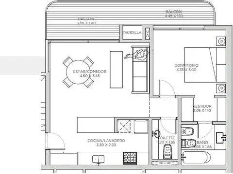 Departamento en Venta en Victoria, USD 143.700